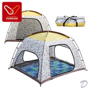 캠핑 패턴썬블럭 텐트 4-5인용