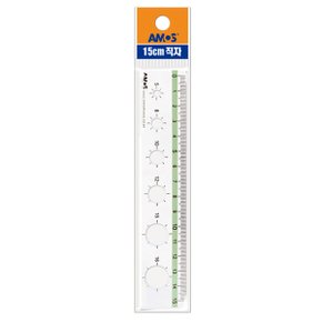 15cm 직자 AM-709/사무용/학습용/분도기