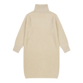 Turtleneck ribbed dress_107NDV00LBE