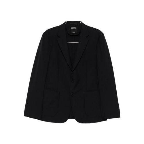 에르메네질도제냐 수트 자켓 322744A32XPYGX412 Black