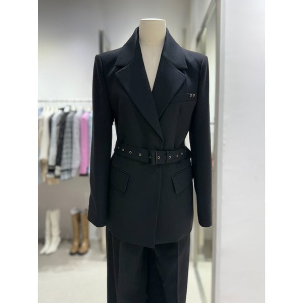 [여주점] 아일렛 벨트 포인트 테일러드 자켓ES1WJ761