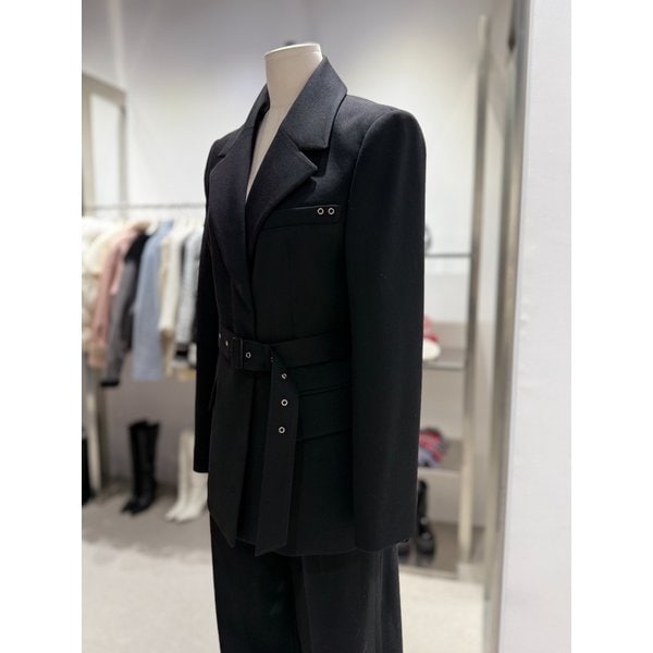[여주점] 아일렛 벨트 포인트 테일러드 자켓ES1WJ761