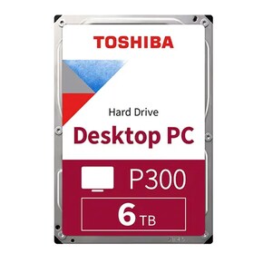 도시바 P300 6TB 3.5인치 HDD 하드디스크 HDWD260 (SATA3/5400/128M)