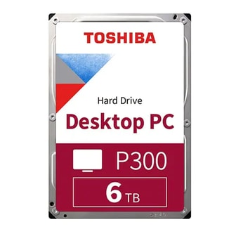  도시바 P300 6TB 3.5인치 HDD 하드디스크 HDWD260 (SATA3/5400/128M)