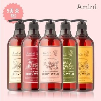 아미니 플라워테라피 바디워시 500ml 5종 중 택1