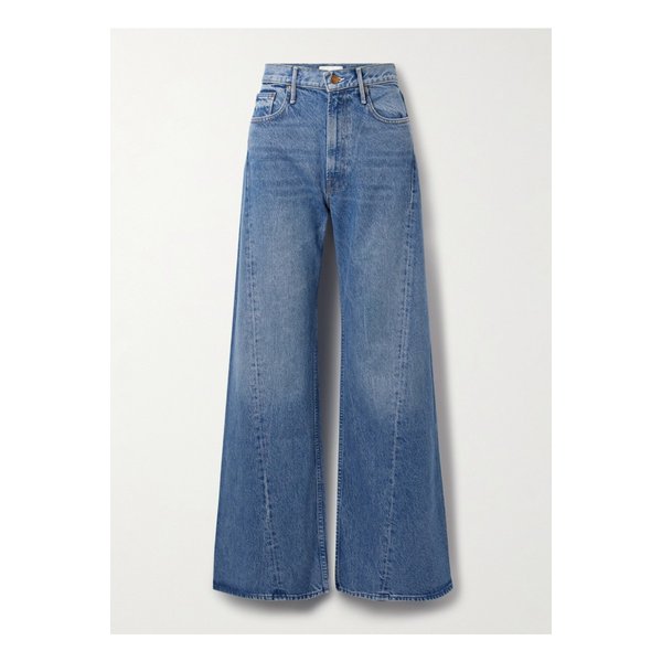 스낵스 더 레몬 트위스트 하이라이즈 와이드 진 미드 데님 46376663162900262