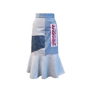 PARADISE DENIM MERMAID SKIRT