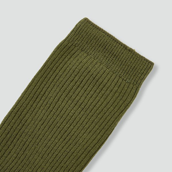 여 코튼 립 장목 양말 1족 J145903202048