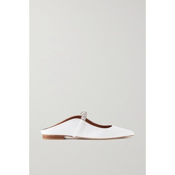 벨라 크리스털 장식 그로그랭 포인트 토 플랫 크림 1647597286866746