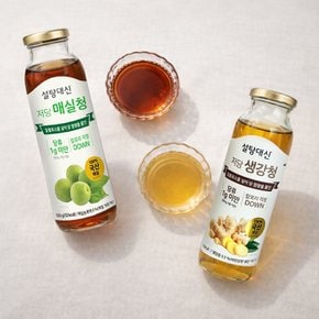 설탕대신 저당 생강청/매실청 550g 2종 택1