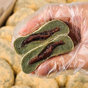 [팜투맘] 굳지않고 쫀득한 콩고물 쑥떡 1.3kg (55g 24개입)[36058905]