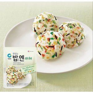 청정원 맛있는 밥&야채 24g/1개