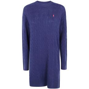 26FW 폴로 랄프로렌 미디 원피스 211B17446 001 BLUE