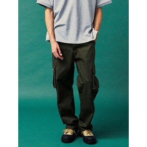 NYC LABEL CP MULTI POCKET LOOSE FIT PANTS 다크카키