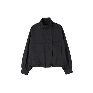 LAP 하이넥 이중카라 자수 디테일 점퍼 AR1WZ223