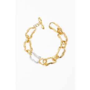 Gold De_Chain Bracelet