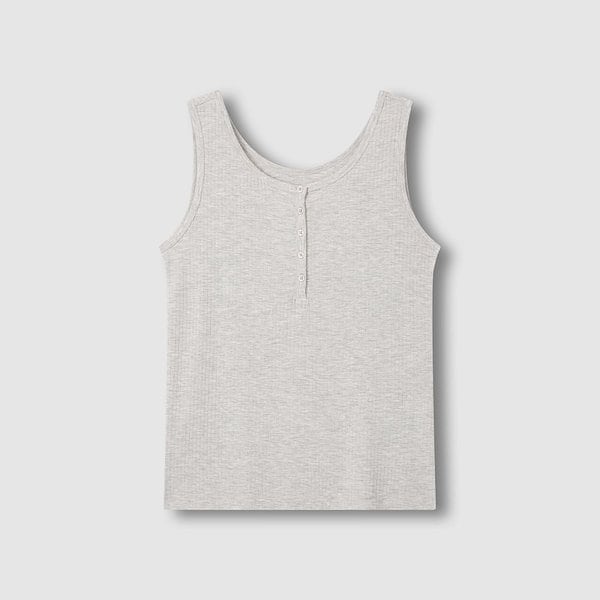 여 모달 립 민소매 라운지 티셔츠 J2062010870CB