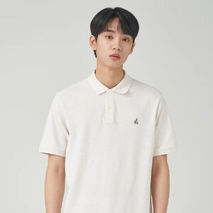 빈폴 23SS [ESSENTIAL] Unisex 베이직 피케 티셔츠 - 아이보리(BC3242E010)