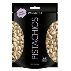 [해외직구] Wonderful  Pistachios  Wonderful  Pistachios  소금  앤  후추  맛  견과류  414ml  재밀봉  가능  팩