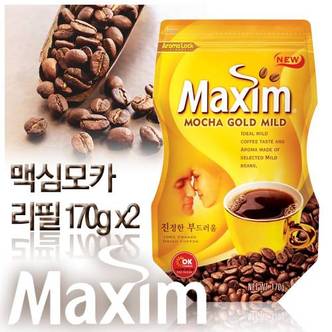 맥심 모카골드 커피리필 170g x 2