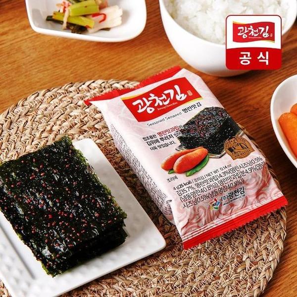 확대된 대표 [광천김] 명란김 12+12 총24봉 / 입 안에서 명란이 톡톡(1)