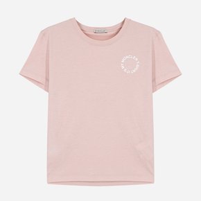 몽클레어 여성 MAGLIA GIROCOLLO 티셔츠 PINK  명품 선물