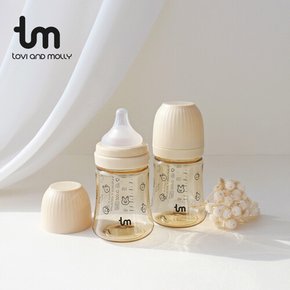 [토비앤몰리] 트윈젖병 PPSU 돗바니 180ml  바닐라