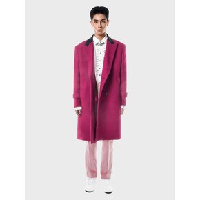 Double-Breasted Wool Over Coat(Burning Pink)_UTH-FB26