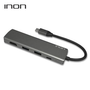 USB C타입 to 3.0 4포트 with HDMI 허브 IN-UH110C