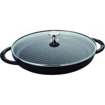  staub & 26cm] IH Grill & Frying Pan 40508-302 스토브 [퓨어 그릴 스팀 그릴 블랙 그릴 빵