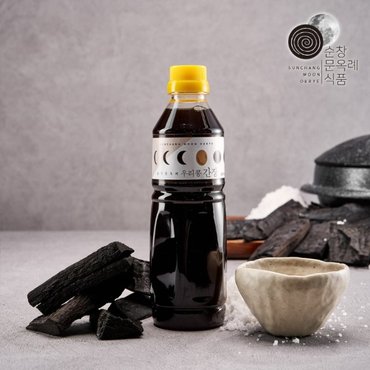  국내산 순창문옥례식품 우리콩 간장 국간장 500ml PET용기