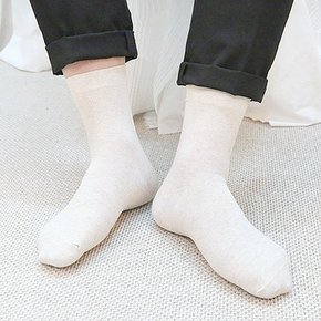 리빙삭스 국산 솔리드 신사 양말 5켤레