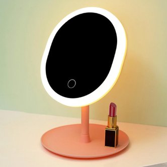 젊은이마켓 LED 조명 거울 메이크업 탁상거울 화장대 간접조명
