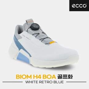 [에코코리아정품]2023 에코 바이옴 H4(BIOM) 보아 골프화[화이트&레트로 블루][108504-55569][남성용]