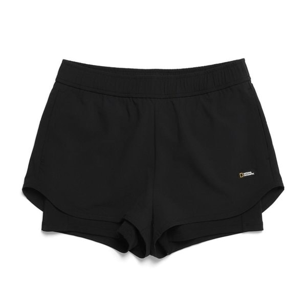 [여주점] N242WBS430 여성 3부 하이브리드 워터 팬츠 카본 블랙