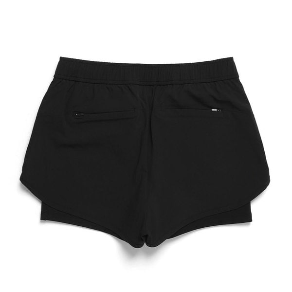 [여주점] N242WBS430 여성 3부 하이브리드 워터 팬츠 카본 블랙