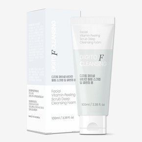 디지토 페이셜 비타민 보습 피부진정케어 저자극 스크럽 클렌징 폼 100ml 2+1