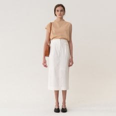 [ESSENTIAL] Original H-Line Skirt White