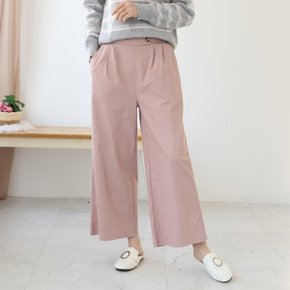 코지 밴딩 와이드 팬츠 /여성 데일리 허리 밴딩 세...