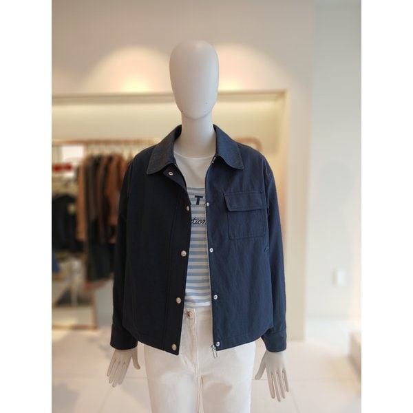 [여주점] 씨씨콜렉트 카라배색루즈핏점퍼 E262msj133