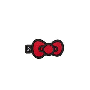 Lucky Hello Kitty Ribbon Embroidery Wappen Red