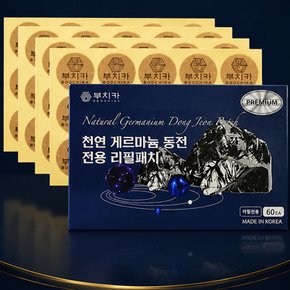 부치카 동전패치 리필패치 60매입 게르마늄미포함 붙이는파스형 단독사용가능 동전패드