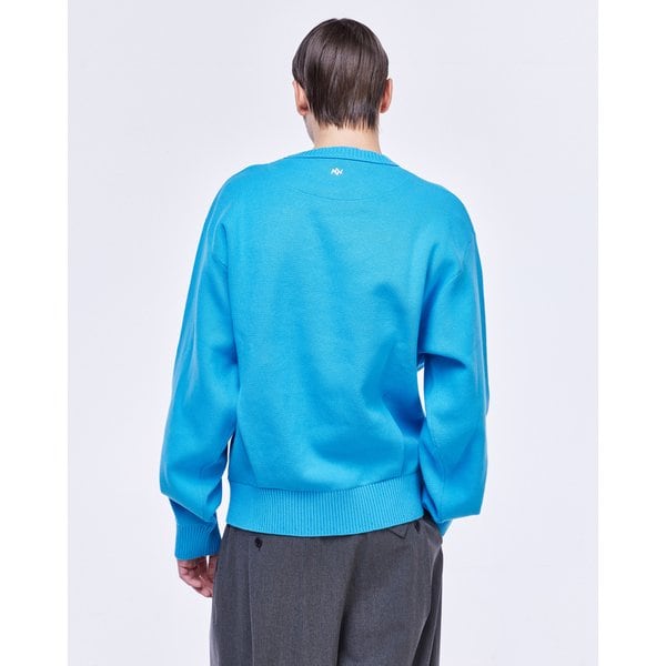 [파주점] 지제로 엠블럼 크루넥 니트 SH2KT802BL