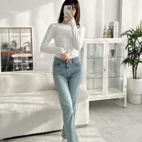 여자 긴팔 쫄티 스판 기본 무지 티셔츠