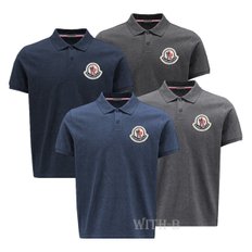(쇼핑백증정)[MONCLER]빅로고 패치 카라 반팔티 8A711 00 84556/8A000 15 84556