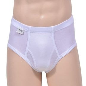 남성 부드러운 유소변구 트라이 삼각팬티 백색 트라이 (WD82532)