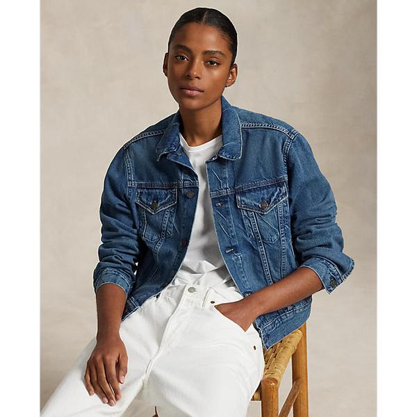 여성 데님 트러커 재킷(WMPOOTWNDK20025400)