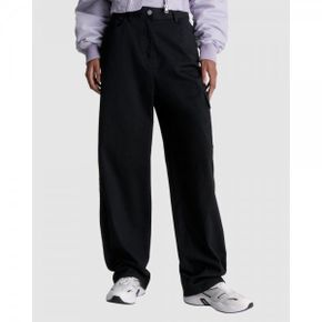 3903959 Calvin Klein Cotton Twill Cargo Pants - Black 64221703