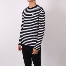 마린 스트라이프 남여공용 티셔츠 AU00105KJ2004 블랙 Marine Stripe Tee