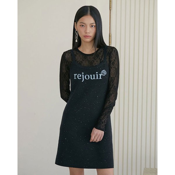 [시흥점] 여성 시스루 조직 변형 라운드넥 폴오버 (ER1KL160)